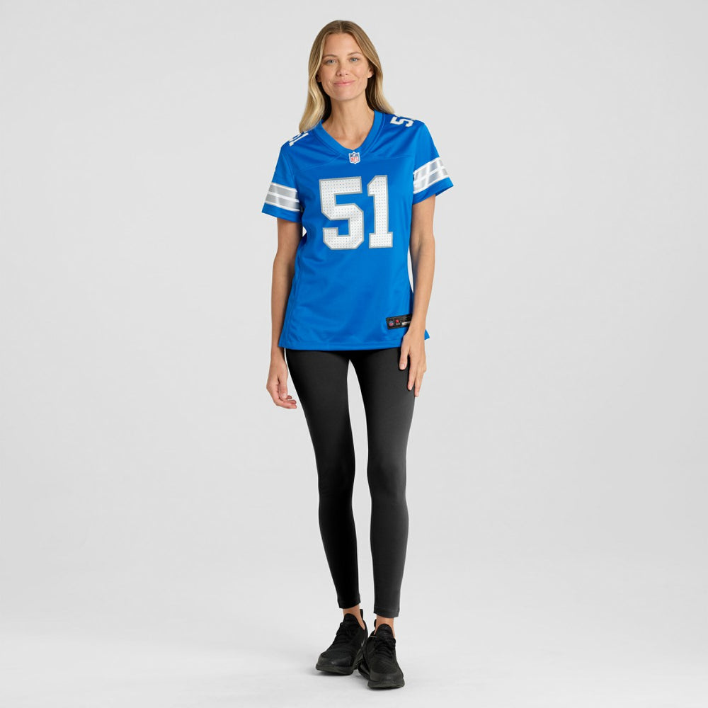 Ben Niemann Detroit Lions Women's Team Game Jersey Blue