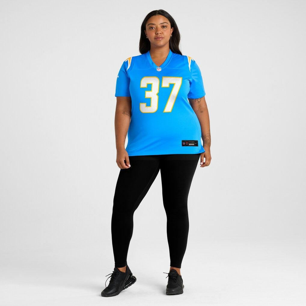 Tony Jefferson Los Angeles Chargers Women's Team Game Jersey Powder Blue