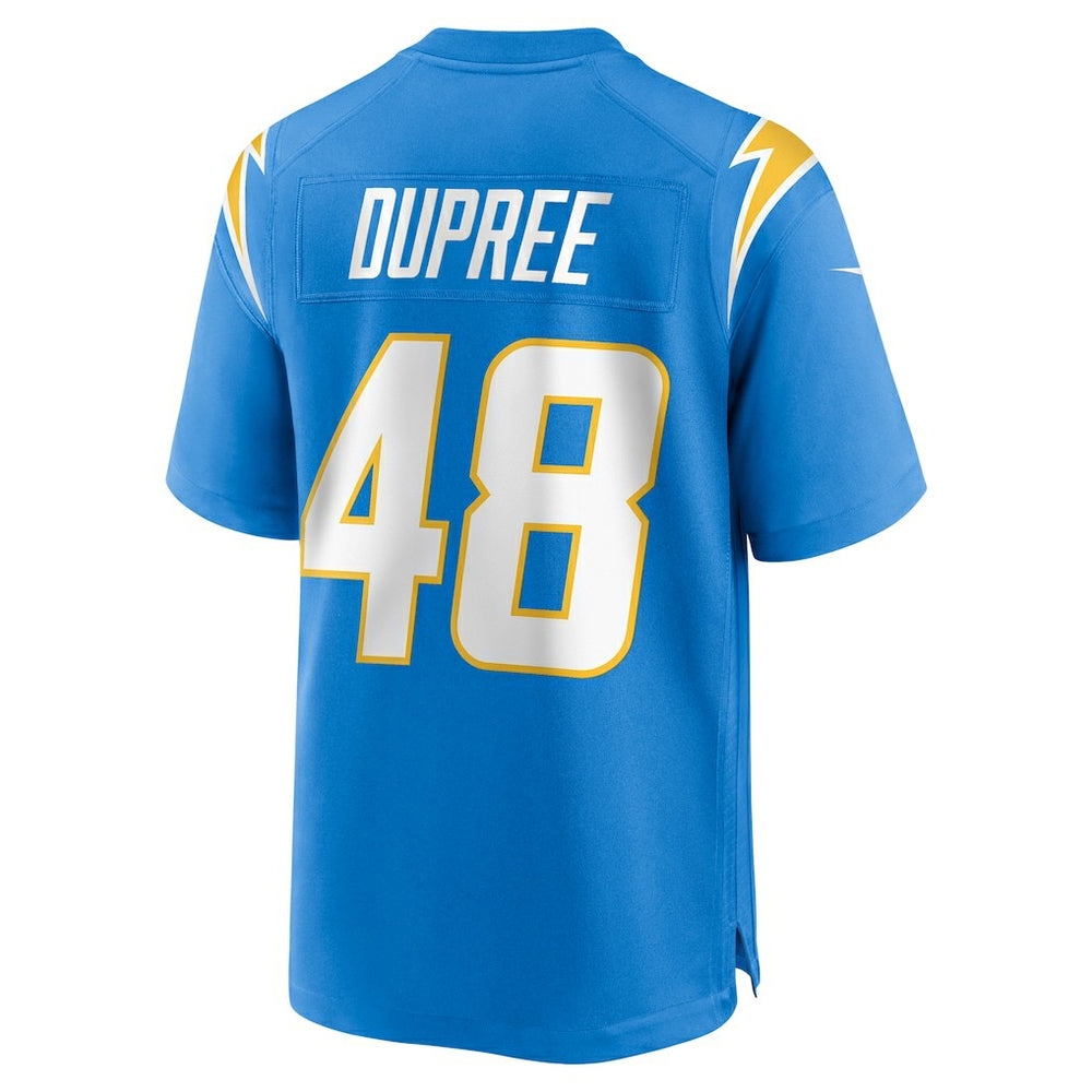 Bud Dupree Los Angeles Chargers Team Game Jersey Powder Blue