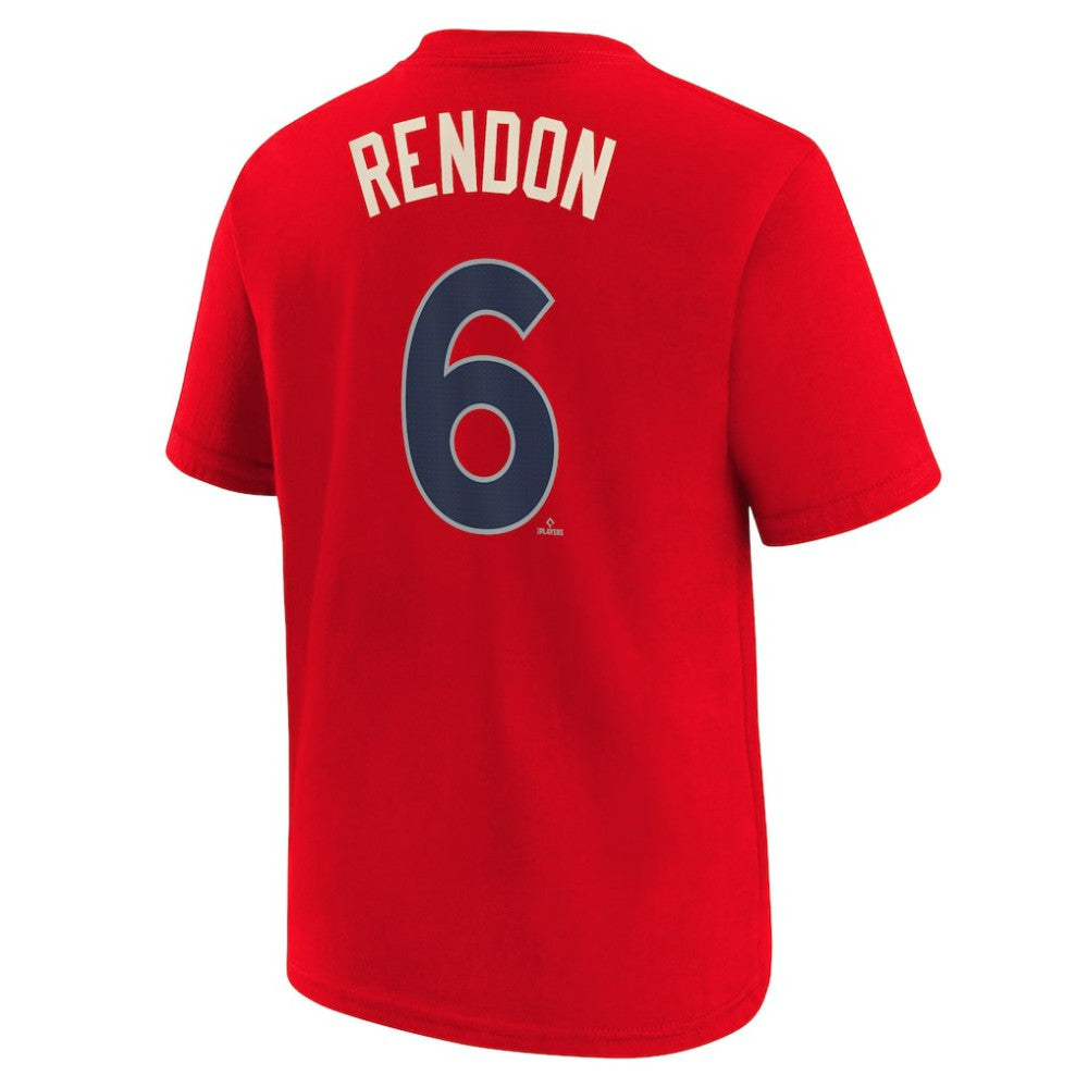 Anthony Rendon Los Angeles Angels Nike Youth Fuse City Connect Name & Number T-Shirt - Red T-shirts
