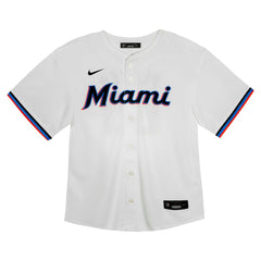 Miami Marlins Nike Youth Home Game Jersey - White Jerseys