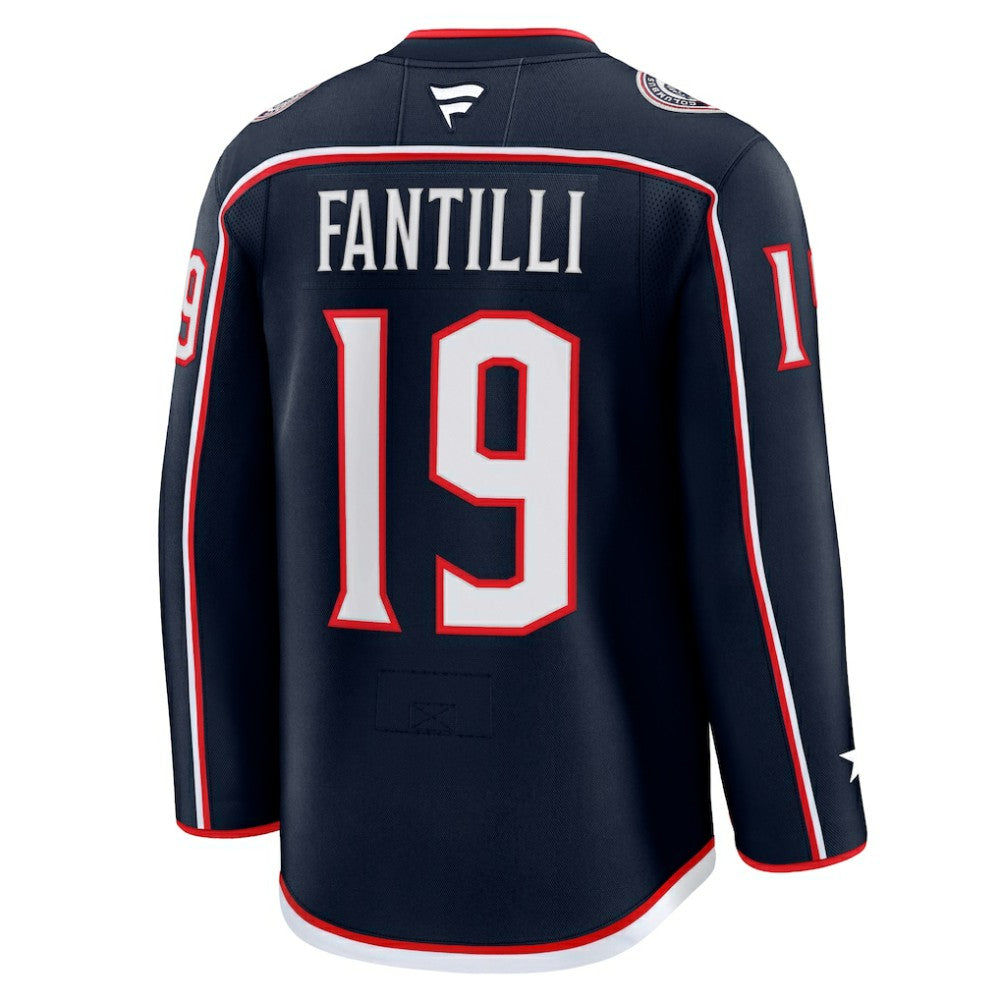 NHL Adam Fantilli Columbus Blue Jackets Fanatics Home Premium Jersey - Navy