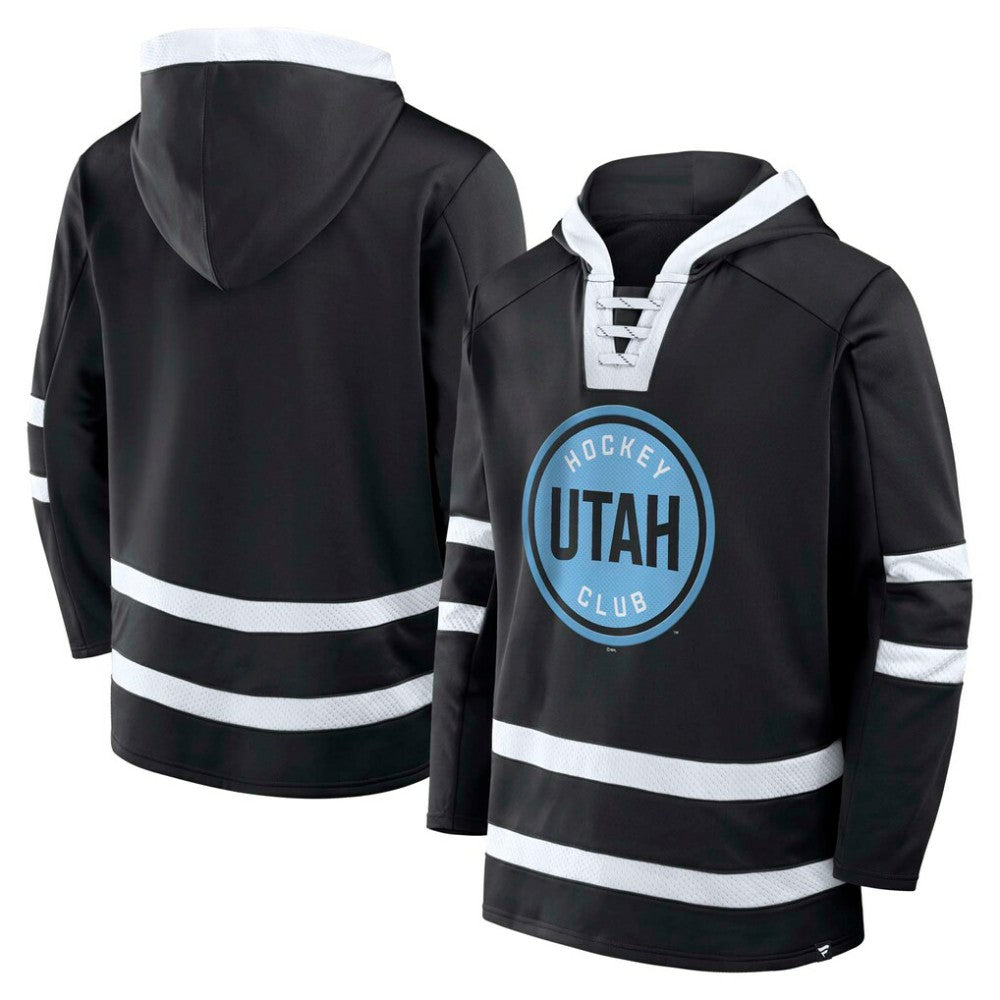NHL Utah Mammoth Fanatics Inside Line Pullover Hoodie - Black