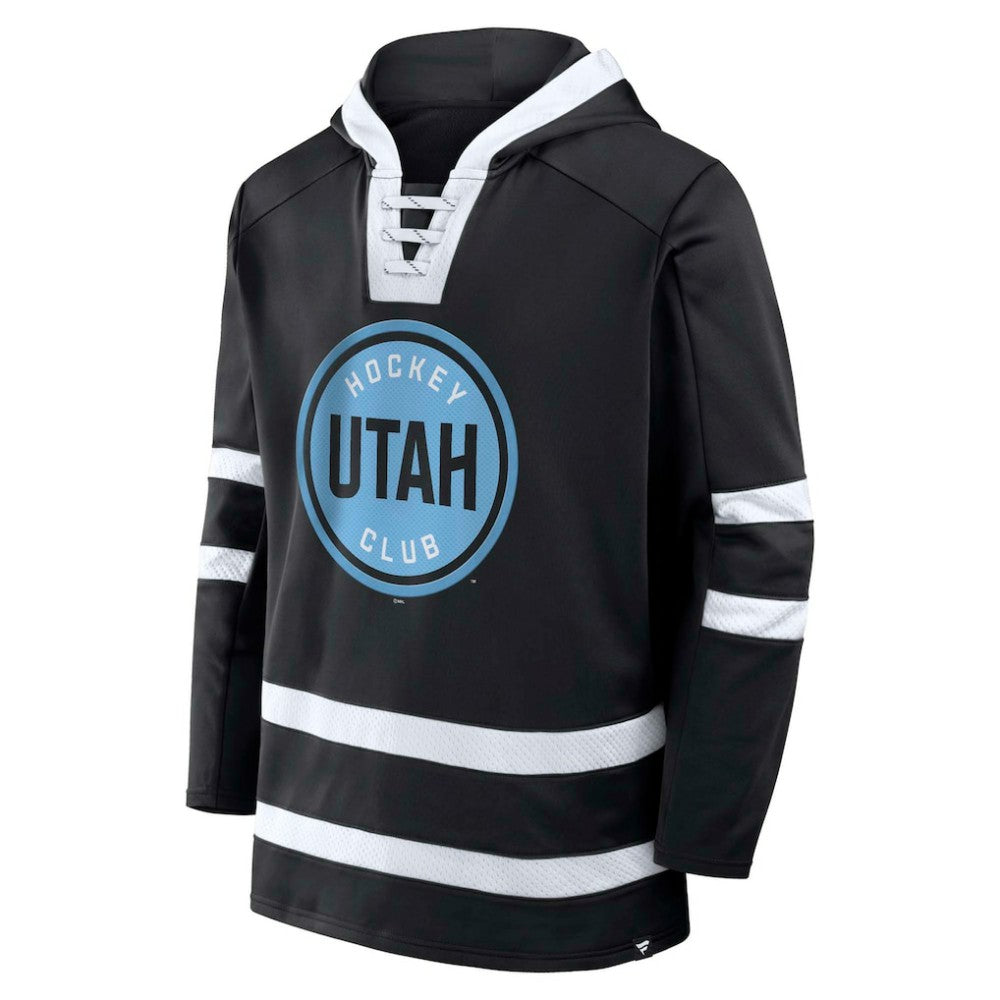 NHL Utah Mammoth Fanatics Inside Line Pullover Hoodie - Black