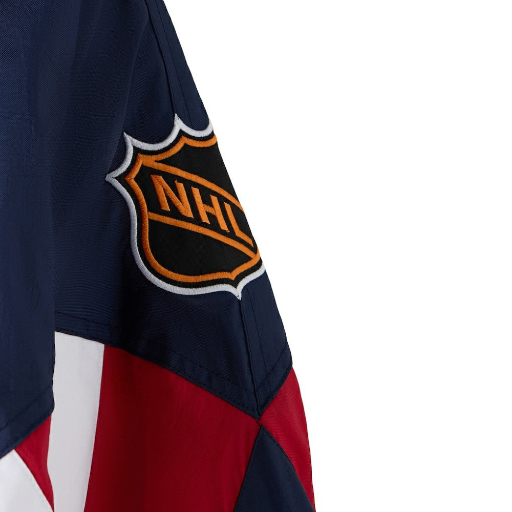 NHL Winnipeg Jets OVO x Starter Half-Zip Hooded Jacket - Navy