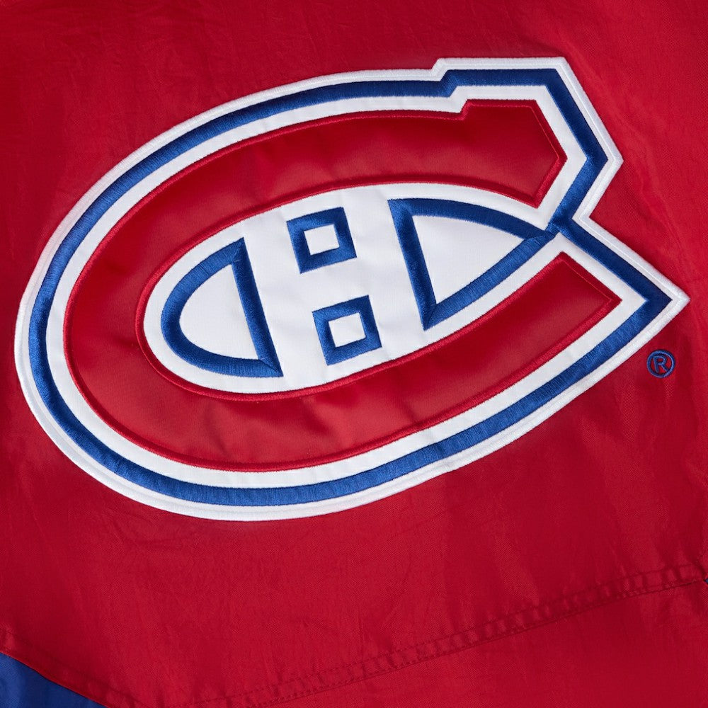 NHL Montreal Canadiens OVO x Starter Half-Zip Hooded Jacket - Red