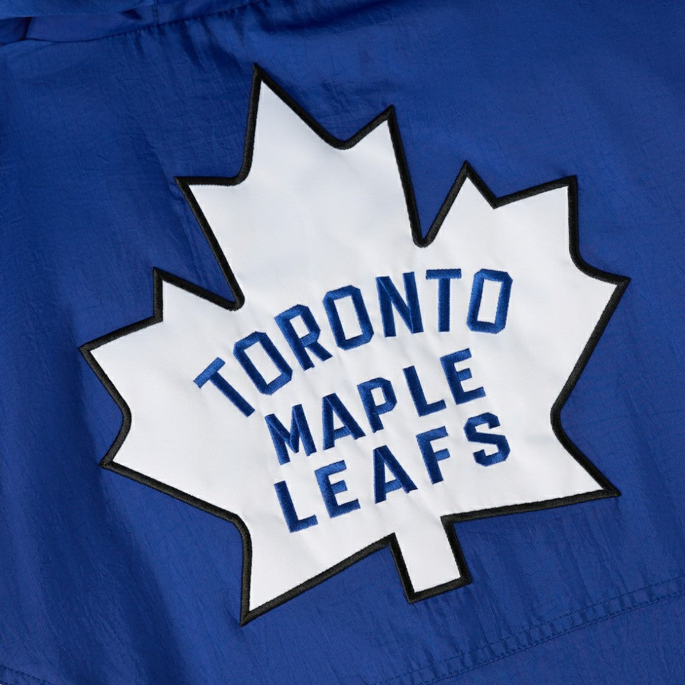 NHL Toronto Maple Leafs OVO x Starter Half-Zip Hooded Jacket - Blue