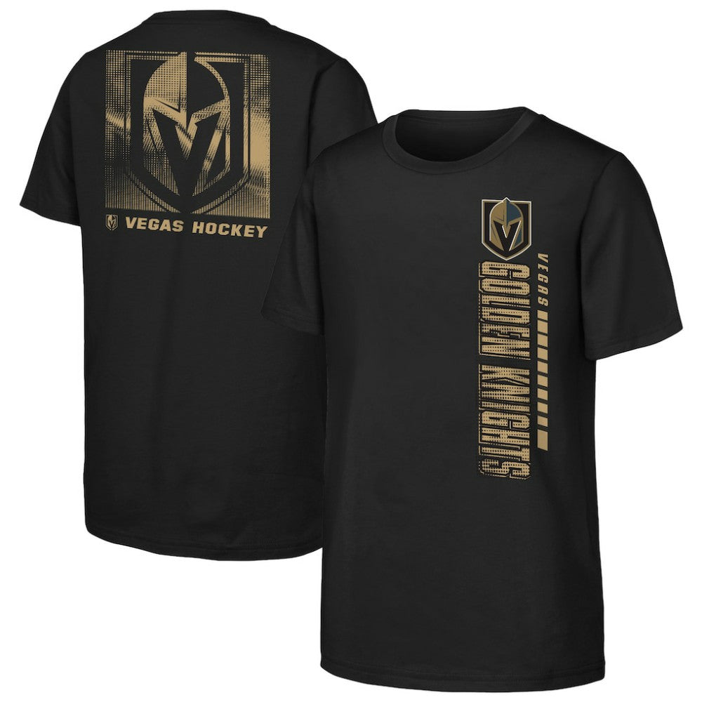 NHL Vegas Golden Knights Youth Atmosphere T-Shirt - Black