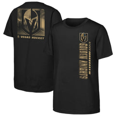 NHL Vegas Golden Knights Youth Atmosphere T-Shirt - Black