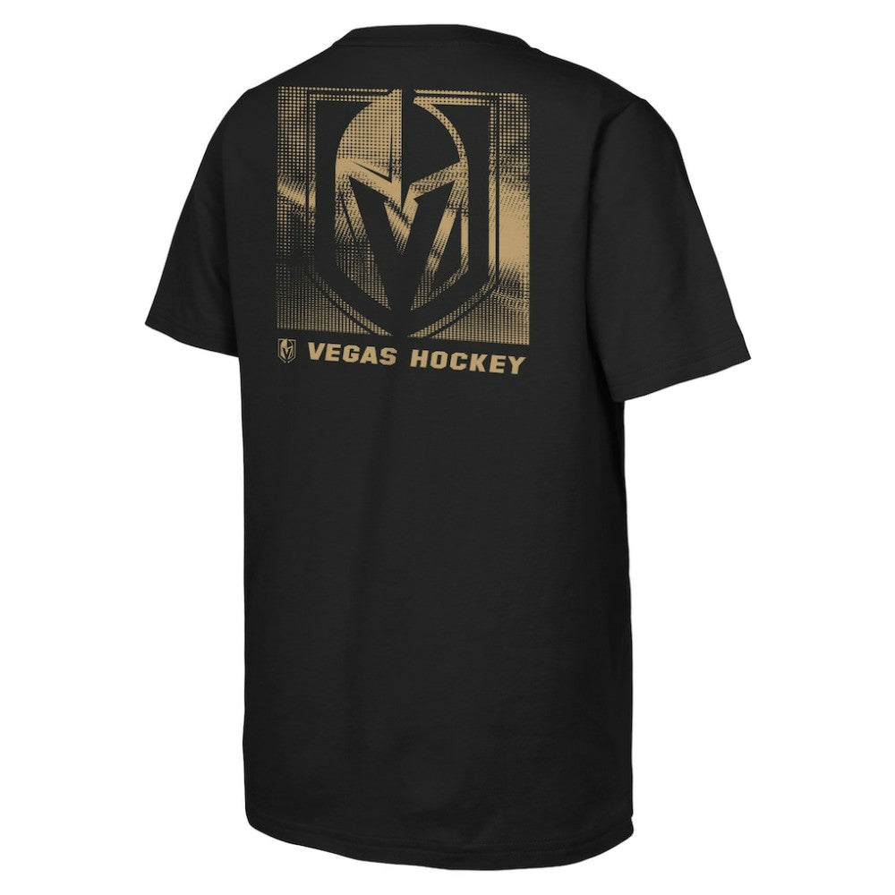 NHL Vegas Golden Knights Youth Atmosphere T-Shirt - Black