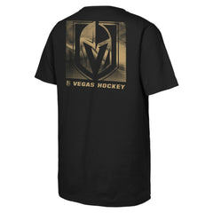 NHL Vegas Golden Knights Youth Atmosphere T-Shirt - Black