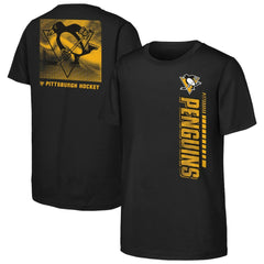 NHL Pittsburgh Penguins Youth Atmosphere T-Shirt - Black