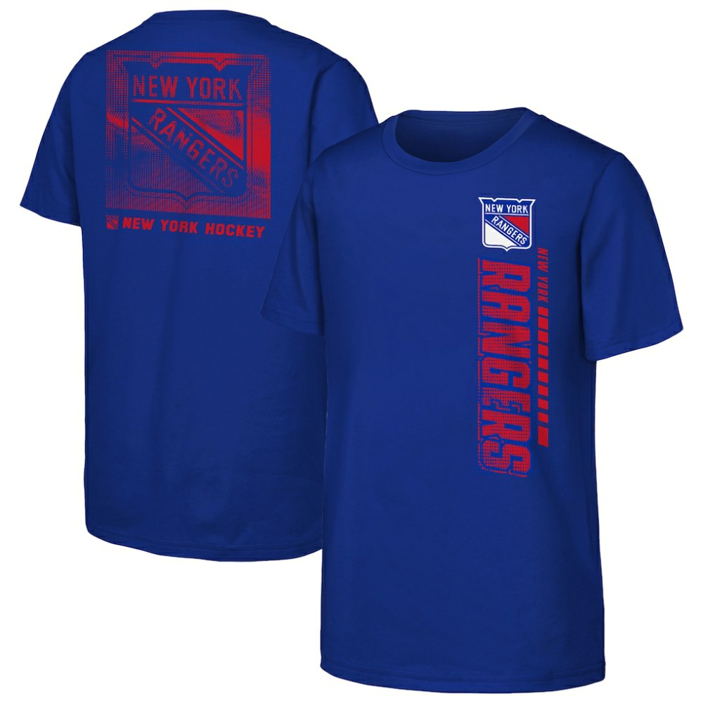 NHL New York Rangers Youth Atmosphere T-Shirt - Blue