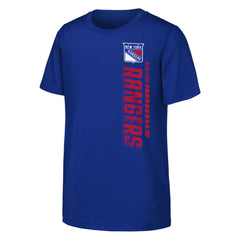 NHL New York Rangers Youth Atmosphere T-Shirt - Blue