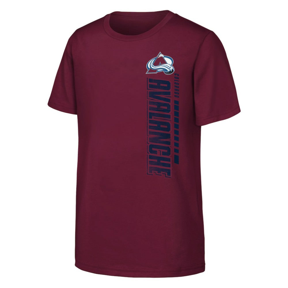 NHL Colorado Avalanche Youth Atmosphere T-Shirt - Burgundy