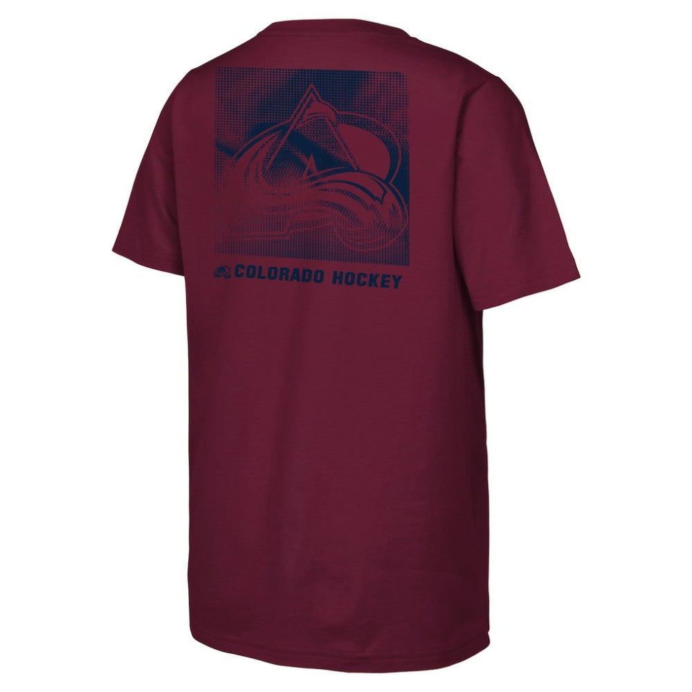 NHL Colorado Avalanche Youth Atmosphere T-Shirt - Burgundy