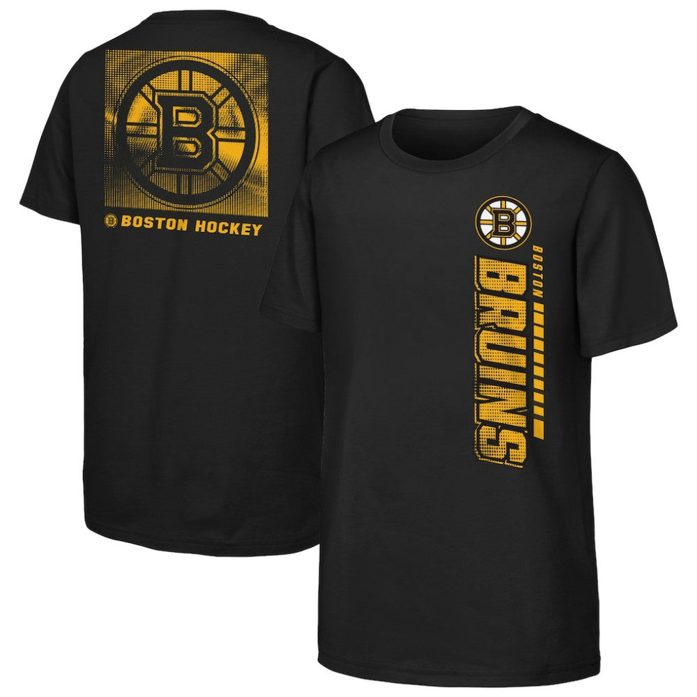NHL Boston Bruins Youth Atmosphere T-Shirt - Black