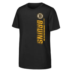 NHL Boston Bruins Youth Atmosphere T-Shirt - Black