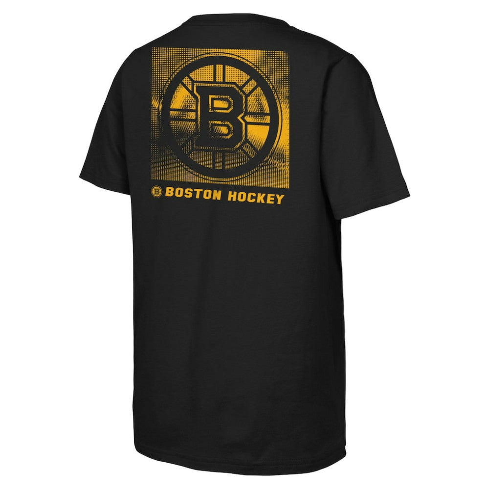NHL Boston Bruins Youth Atmosphere T-Shirt - Black