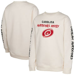 NHL Carolina Hurricanes Youth Star Power Pullover Sweatshirt - Cream