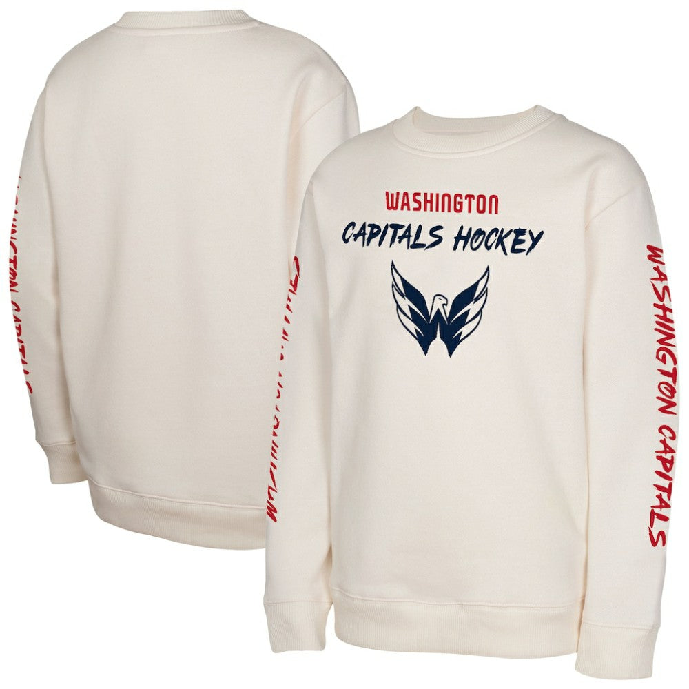 NHL Washington Capitals Youth Star Power Pullover Sweatshirt - Cream