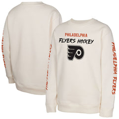 NHL Philadelphia Flyers Youth Star Power Pullover Sweatshirt - Cream