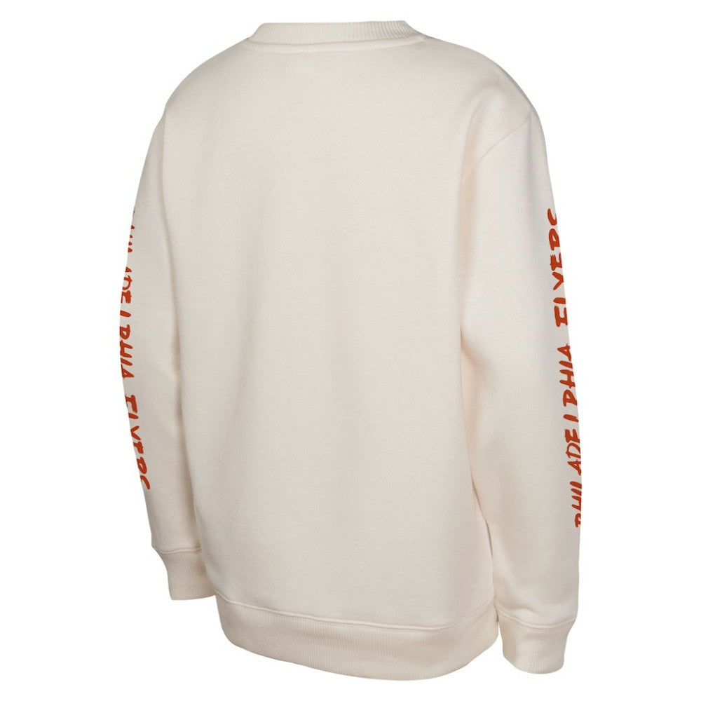 NHL Philadelphia Flyers Youth Star Power Pullover Sweatshirt - Cream