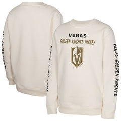 NHL Vegas Golden Knights Youth Star Power Pullover Sweatshirt - Cream