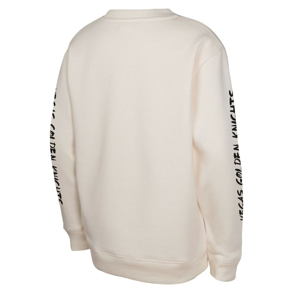 NHL Vegas Golden Knights Youth Star Power Pullover Sweatshirt - Cream