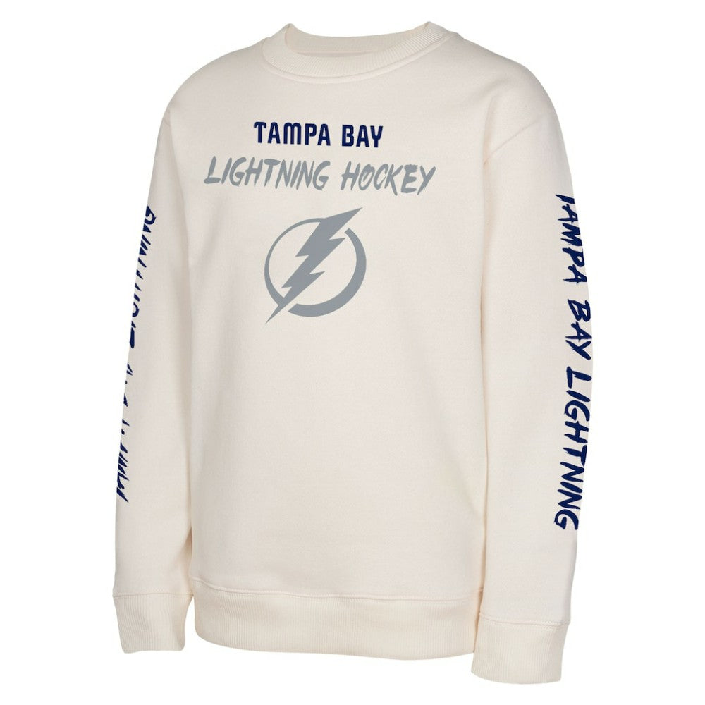 NHL Tampa Bay Lightning Youth Star Power Pullover Sweatshirt - Cream