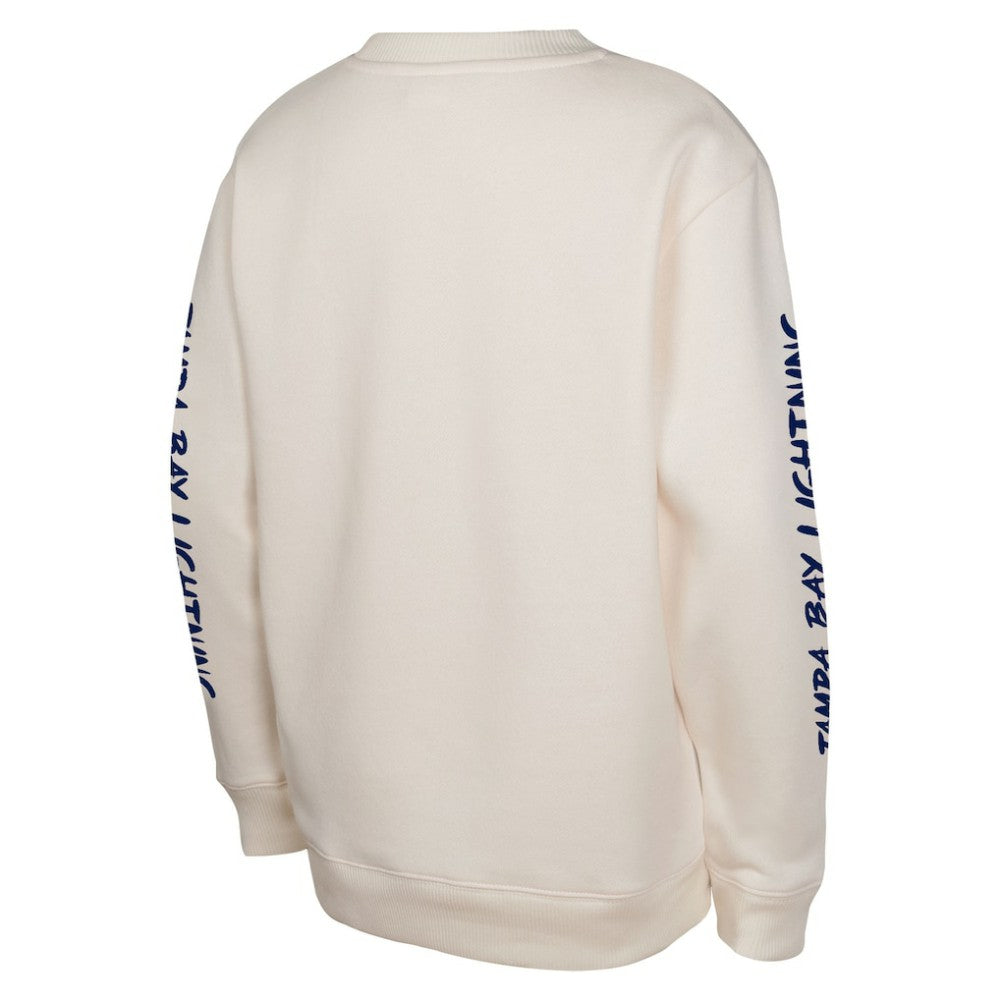 NHL Tampa Bay Lightning Youth Star Power Pullover Sweatshirt - Cream