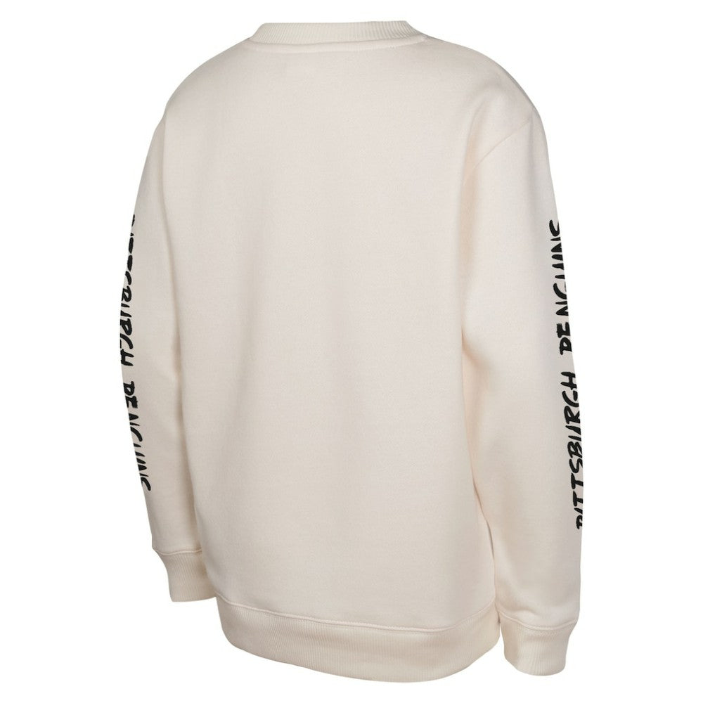 NHL Pittsburgh Penguins Youth Star Power Pullover Sweatshirt - Cream