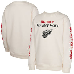 NHL Detroit Red Wings Youth Star Power Pullover Sweatshirt - Cream