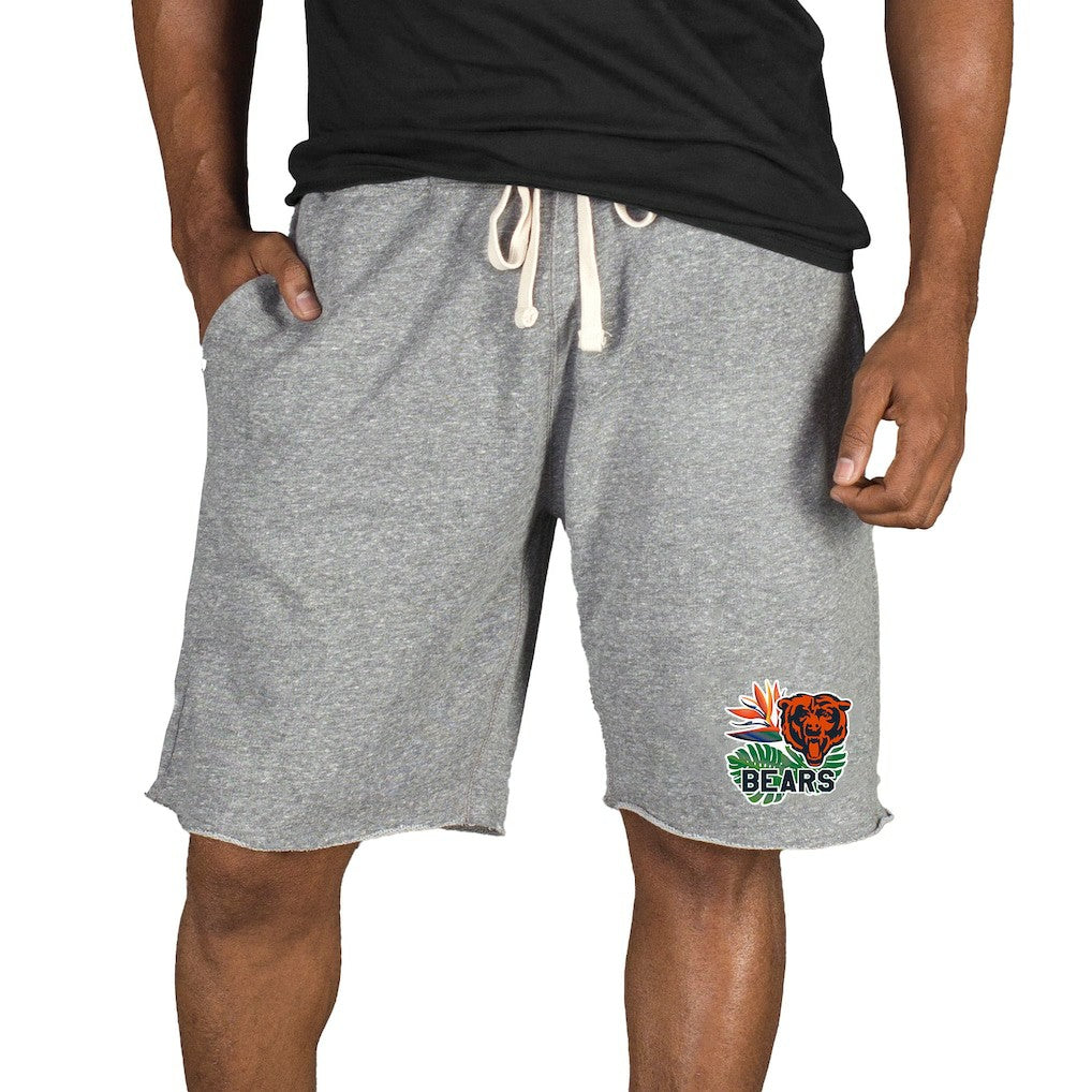 Chicago Bears Concepts Sport Mainstream Tri-Blend Shorts Gray