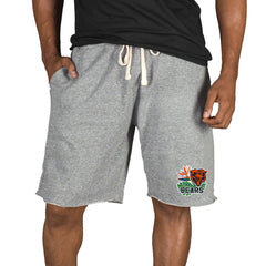 Chicago Bears Concepts Sport Mainstream Tri-Blend Shorts Gray