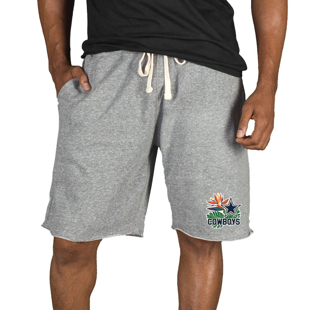 Dallas Cowboys Concepts Sport Mainstream Tri-Blend Shorts Gray