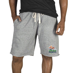 Denver Broncos Concepts Sport Mainstream Tri-Blend Shorts Gray