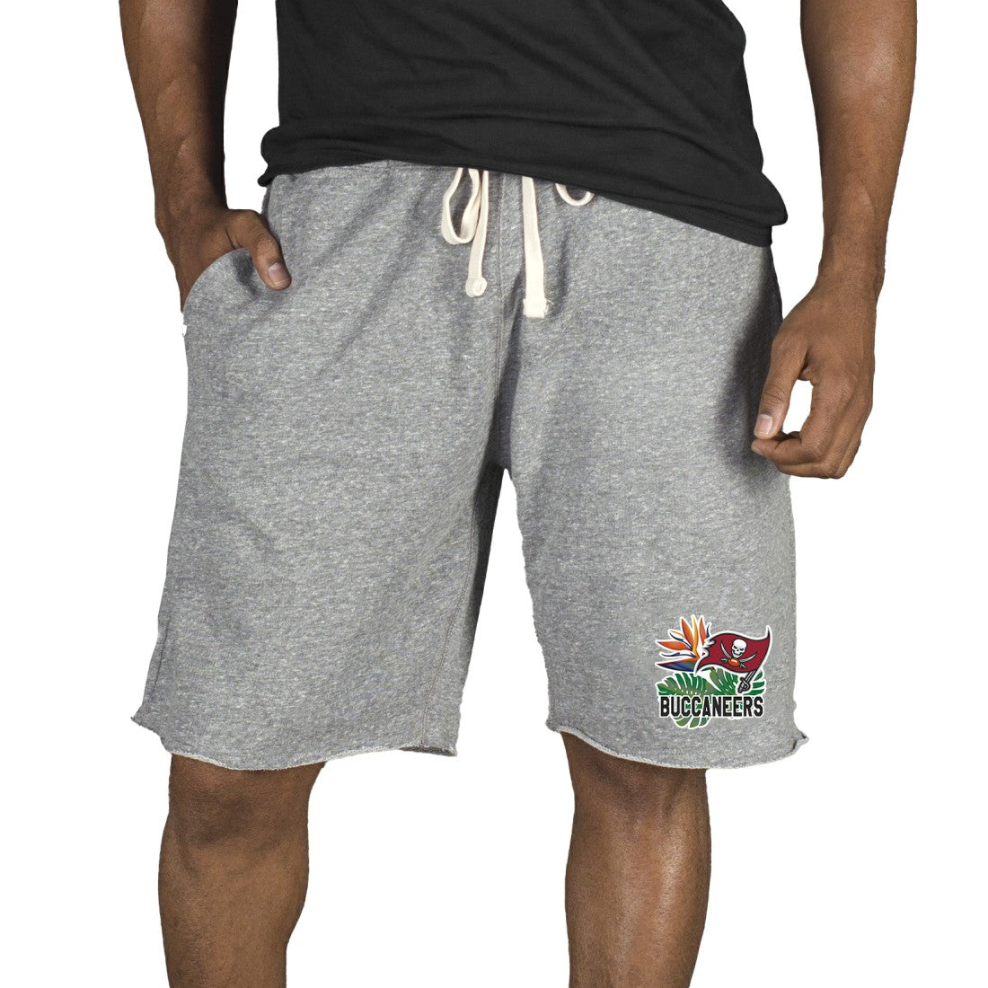 Tampa Bay Buccaneers Concepts Sport Mainstream Tri-Blend Shorts Gray