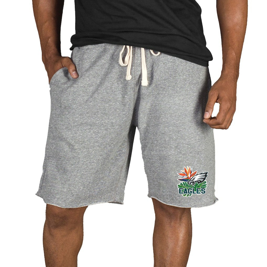 Philadelphia Eagles Concepts Sport Mainstream Tri-Blend Shorts Gray