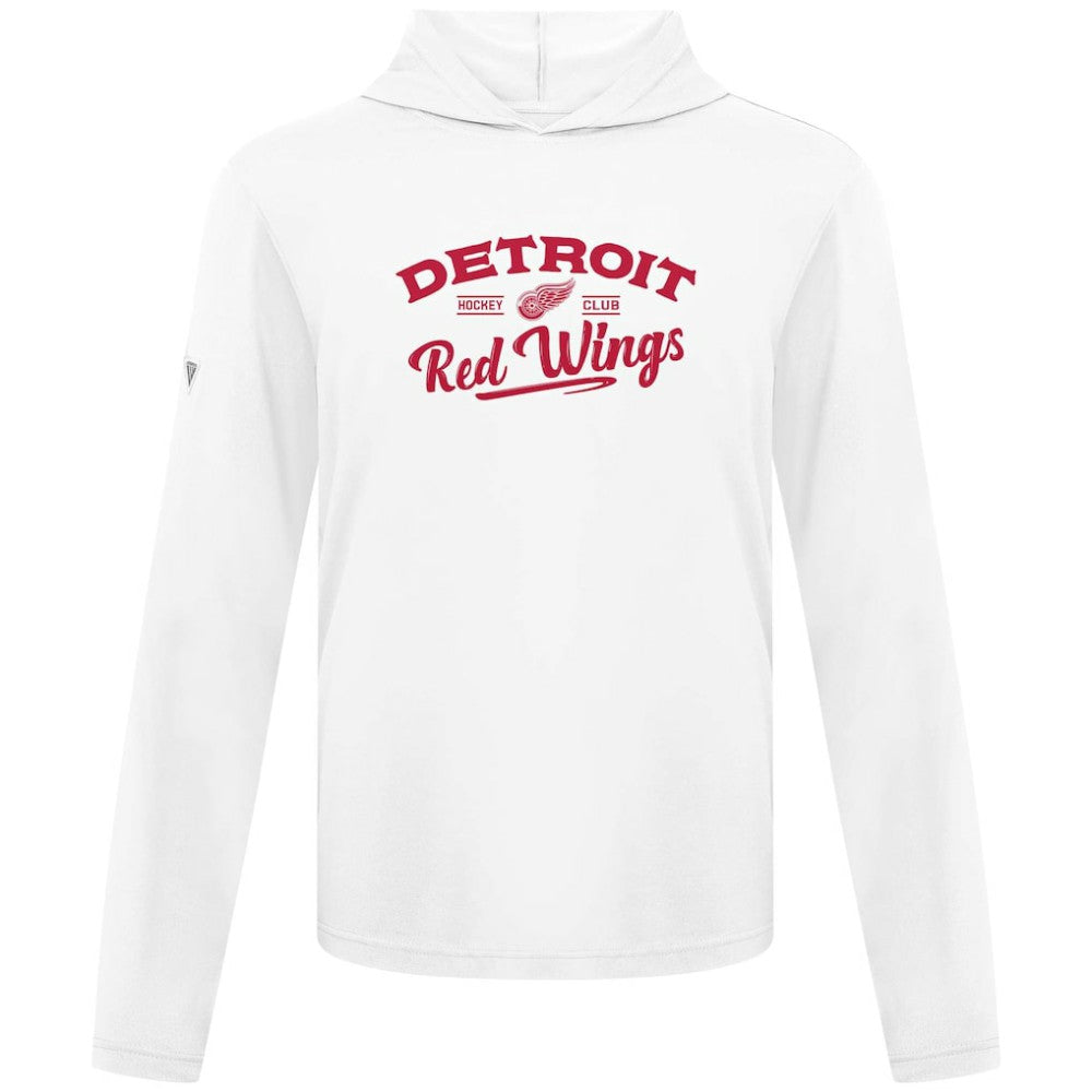 NHL Detroit Red Wings Levelwear Anthem Ice Wall Pullover Hoodie - White