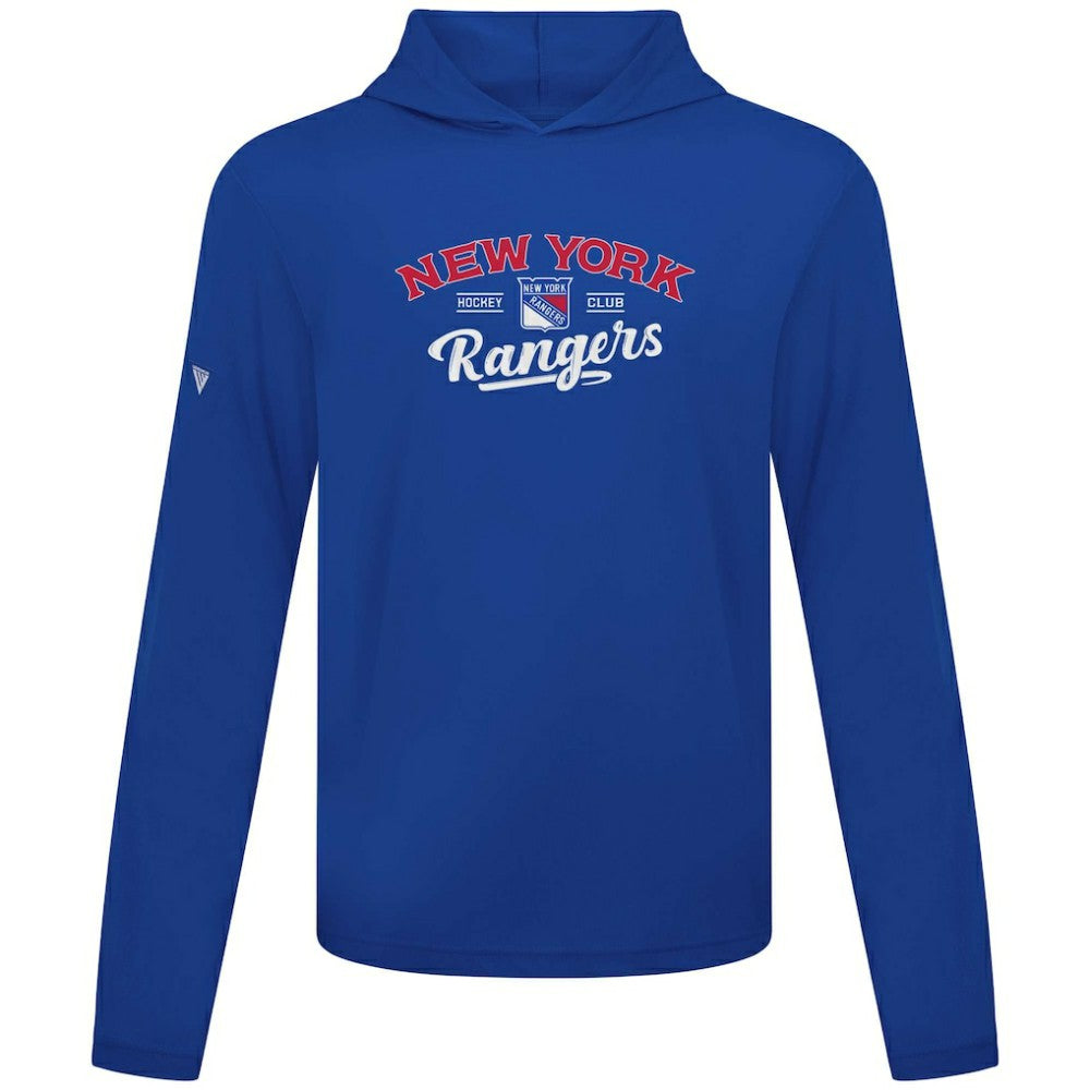 NHL New York Rangers Levelwear Anthem Ice Wall Pullover Hoodie - Blue