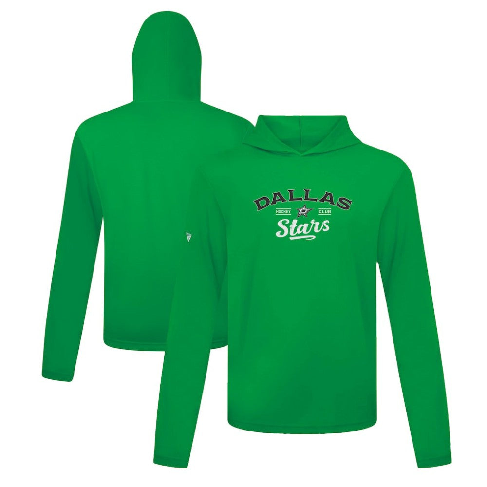 NHL Dallas Stars Levelwear Anthem Ice Wall Pullover Hoodie - Kelly Green