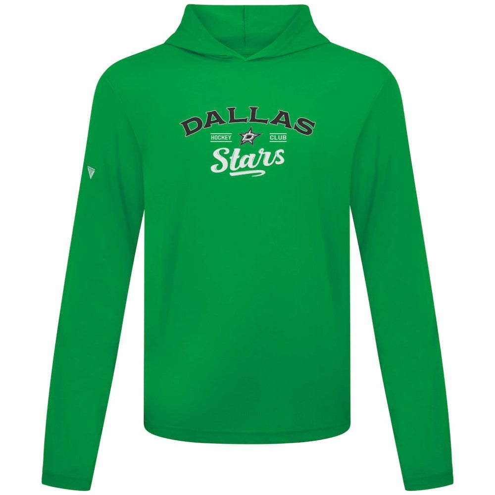 NHL Dallas Stars Levelwear Anthem Ice Wall Pullover Hoodie - Kelly Green