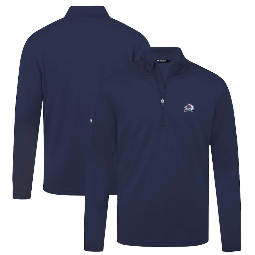 NHL Colorado Avalanche Levelwear Heron Insignia Core Quarter-Zip Jacket - Navy