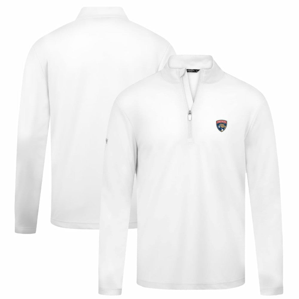 NHL Florida Panthers Levelwear Heron Insignia Core Quarter-Zip Jacket - White