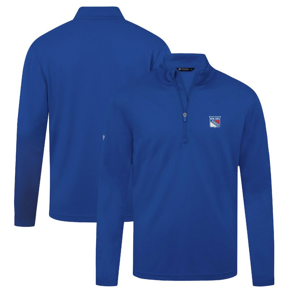 NHL New York Rangers Levelwear Heron Insignia Core Quarter-Zip Jacket - Blue
