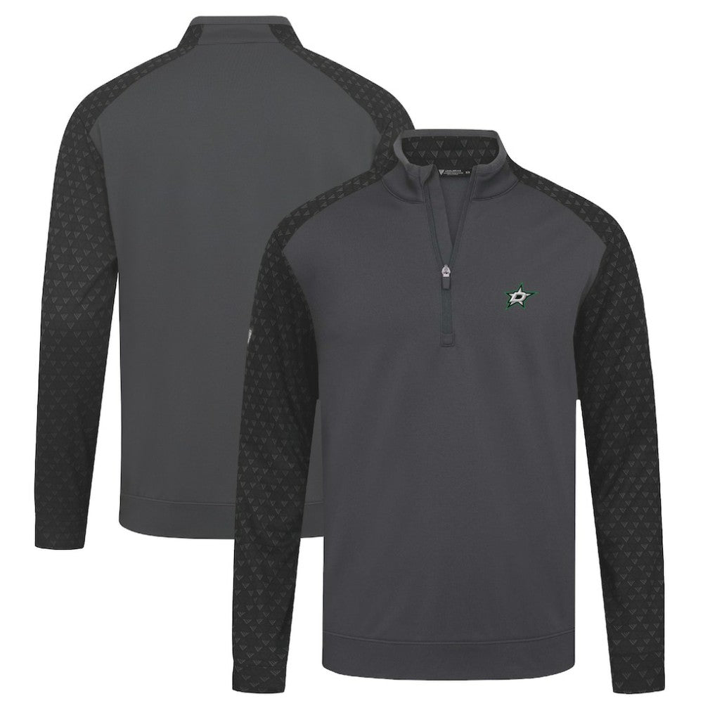 NHL Dallas Stars Levelwear Aztec Insignia Core Quarter-Zip Pullover Top - Charcoal