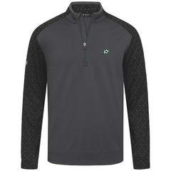 NHL Dallas Stars Levelwear Aztec Insignia Core Quarter-Zip Pullover Top - Charcoal