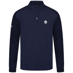 NHL Toronto Maple Leafs Levelwear Aztec Insignia Core Quarter-Zip Pullover Top - Navy