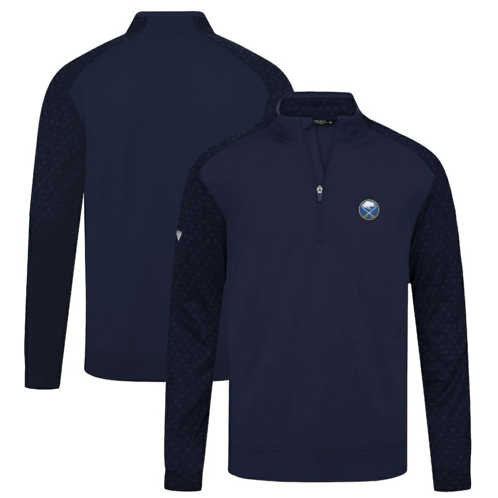 NHL Buffalo Sabres Levelwear Aztec Insignia Core Quarter-Zip Pullover Top - Navy